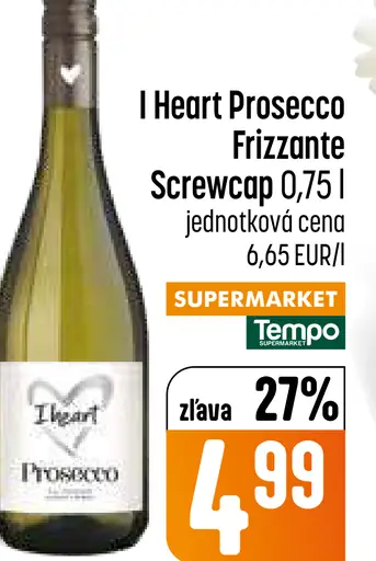 I Heart Prosecco Frizzante šumivé víno