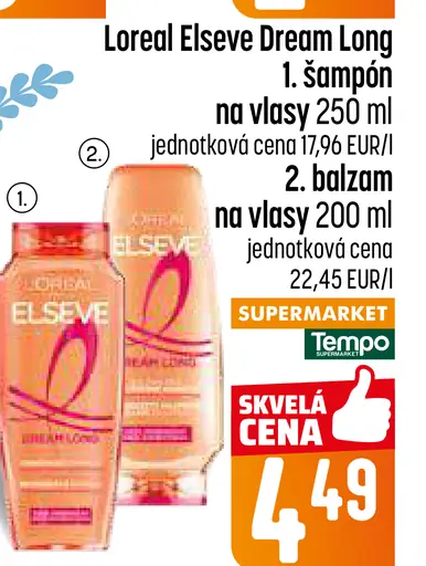 L´Oreal Elseve Dream Long šampón na vlasy