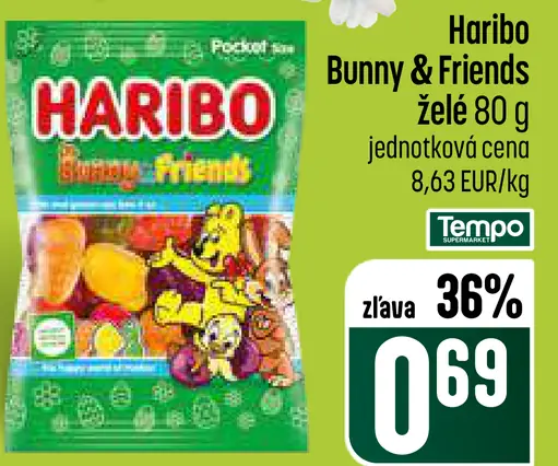 Haribo Bunny & Friends želé