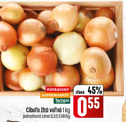 Cibuľa žltá voľná