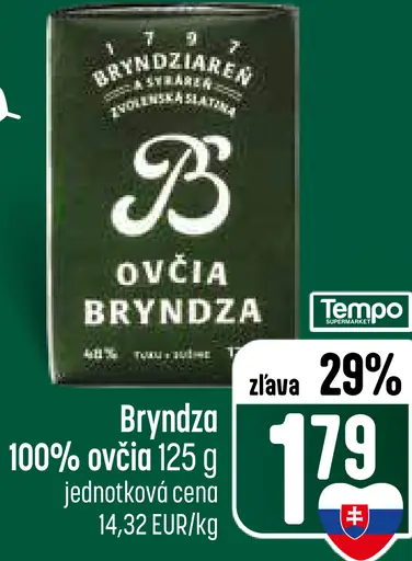 Bryndziaren Ovčia bryndza 100% ovčia