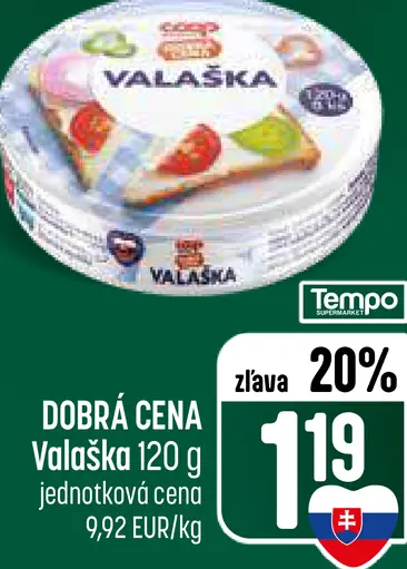 Valaská smotanová nátierka