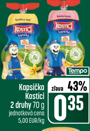 Kostici kapsička 2 druhy