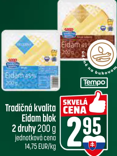 Tradičná kvalita Eidam blok 2 druhy