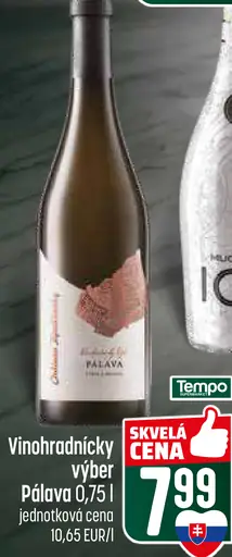 Vinhradnícky výber Pálava víno