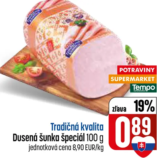 Tradičná kvalita Dusená šunka Špeciál