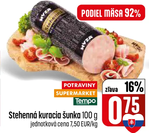 Stehenná kuracia šunka