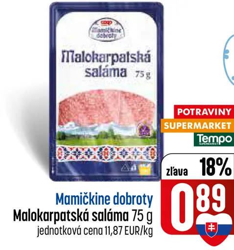 Mamičkine dobroty Malokarpatská saláma