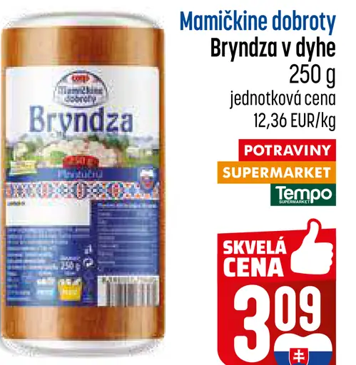 Mamičkine dobroty Bryndza v črievke