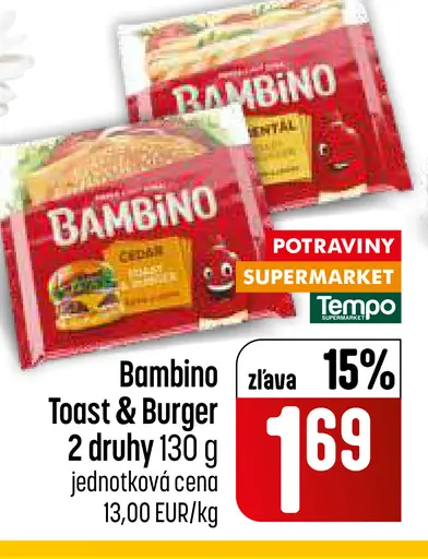 Bambino Toast & Burger 2 druhy