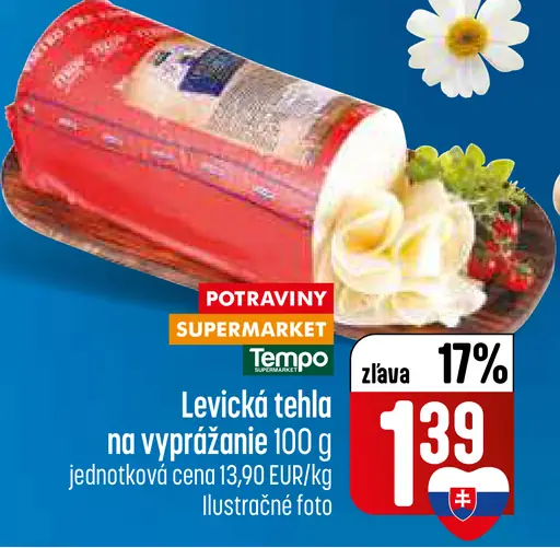 Levický tehla na vyprážanie syr