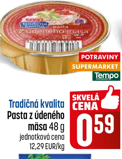 Coop Tradičná kvalita Pasta z údeného mäsa