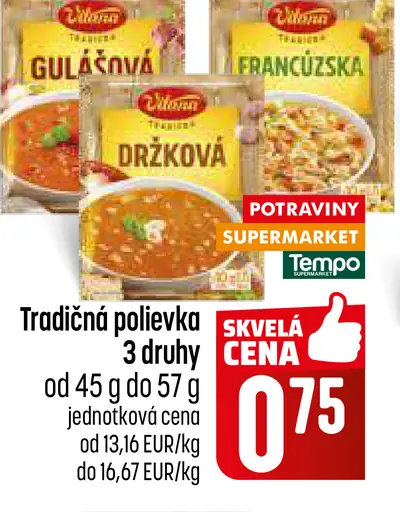 Vitana tradičná instantná polievka