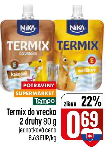 Nika Termix do vrecka tvarohový dezert