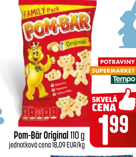 Pom-Bär Original zemiakové snacky