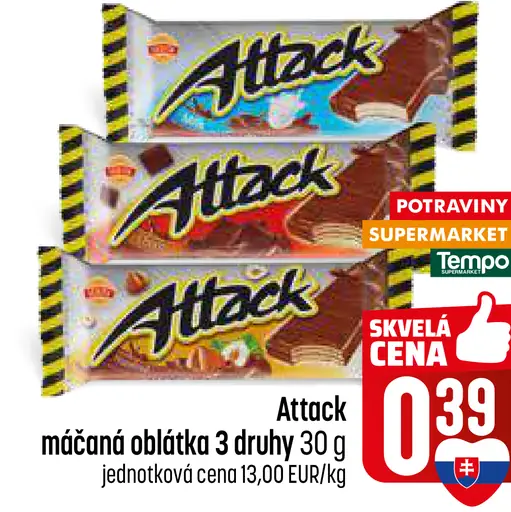 Attack máčaná oblátka