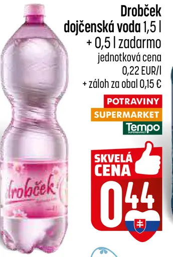Drobček Dojčenská voda