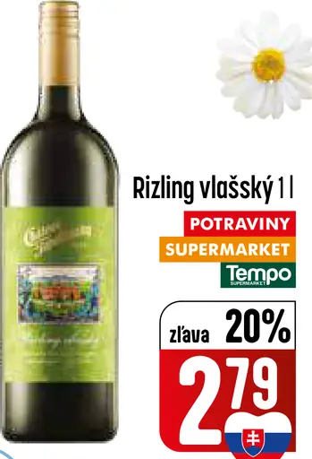 Rizling vlašský víno