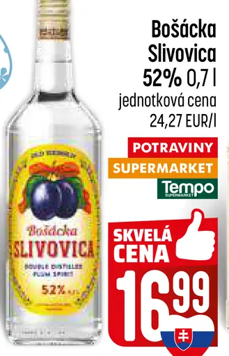 Bošácka slivovica 52%