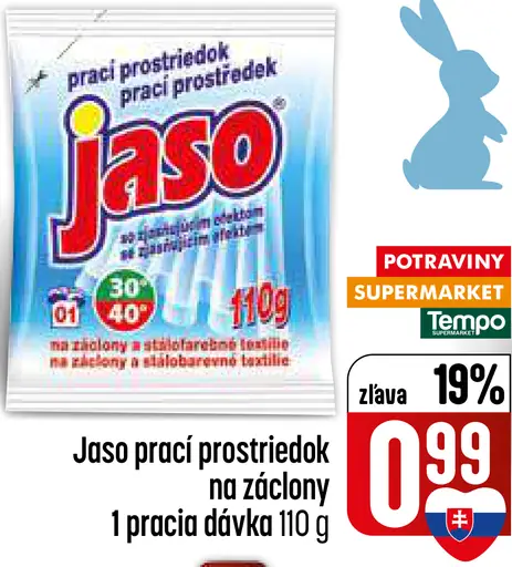 Jaso prací prostriedok na záclony