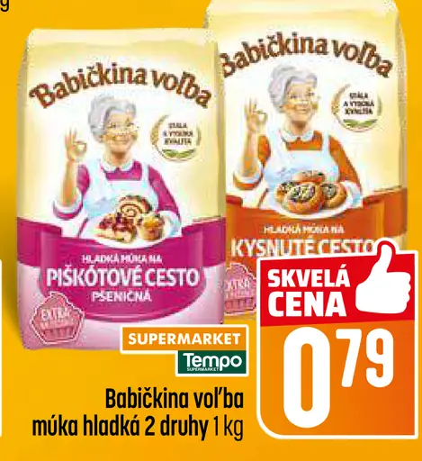 Babičkina voľba hladká múka