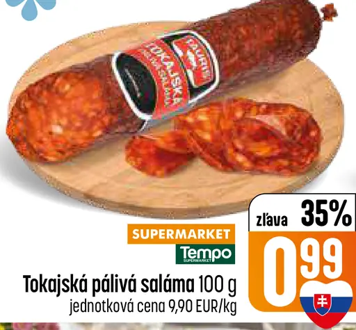 Tokajská pálivá saláma