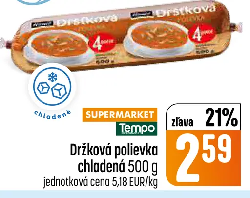 Držková polievka chladená