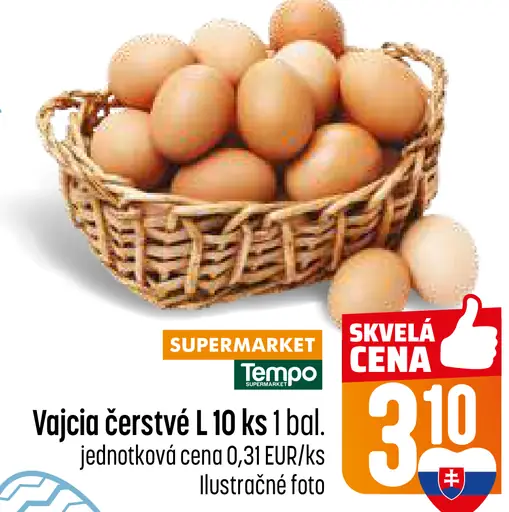 Čerstvé vajcia