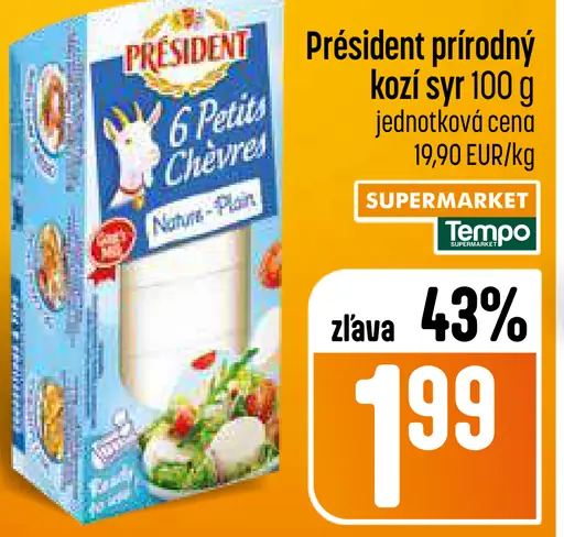 Président Petit Chévre čerstvý kozí syr