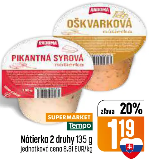 ADY Náterka pikantná syrová