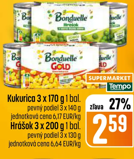 Bonduelle Gold Zlatá kukurica