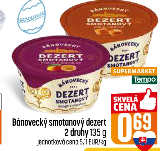 Bánovecký smotanový dezert
