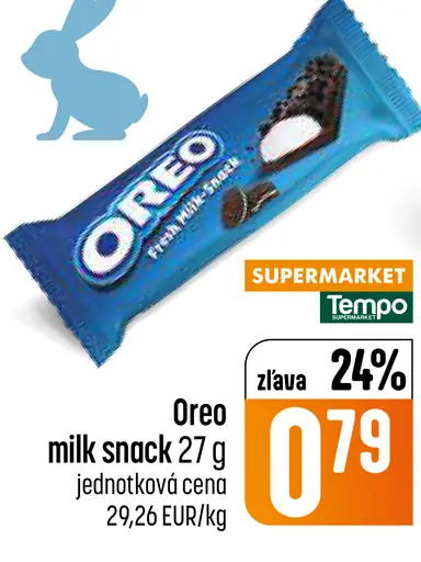 Oreo milk snack čokoládová tyčinka