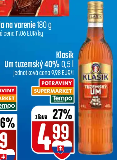 Klasik um tuzemský 40%