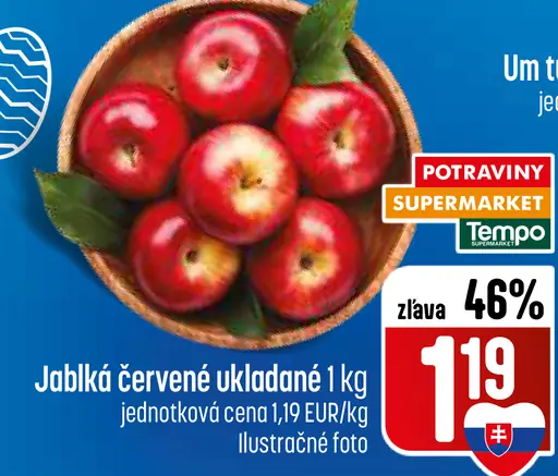Červené jablká