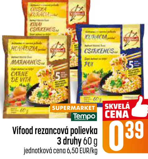 Vifood rezancová polievka