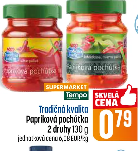 Tradičná kvalita Papriková pochúťka