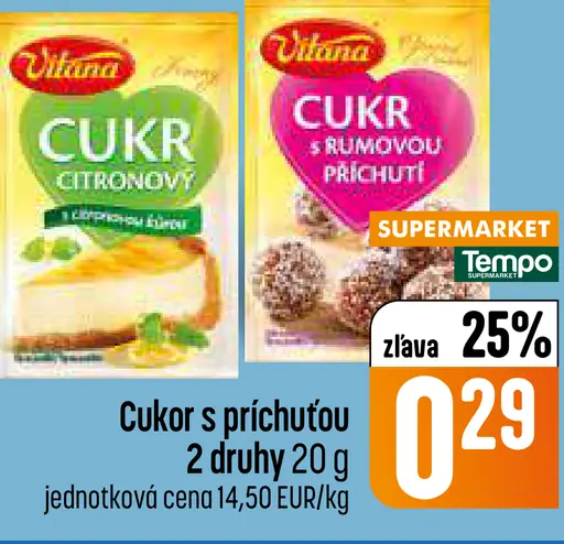 Vitana Cukor s citrónovou príchuťou