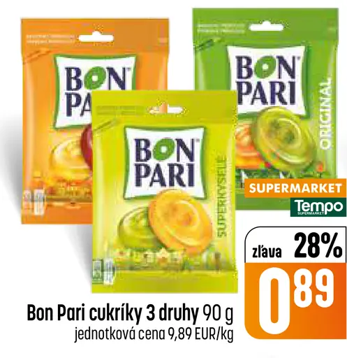BON PARI cukríky