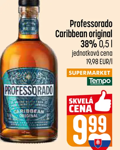 Professorado Caribbean Original 38% rum