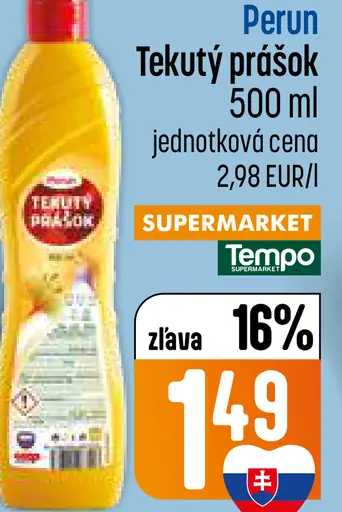 Perun Tekutý prášok