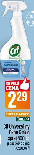 Cif univerzálny čistič okná a sklo sprej