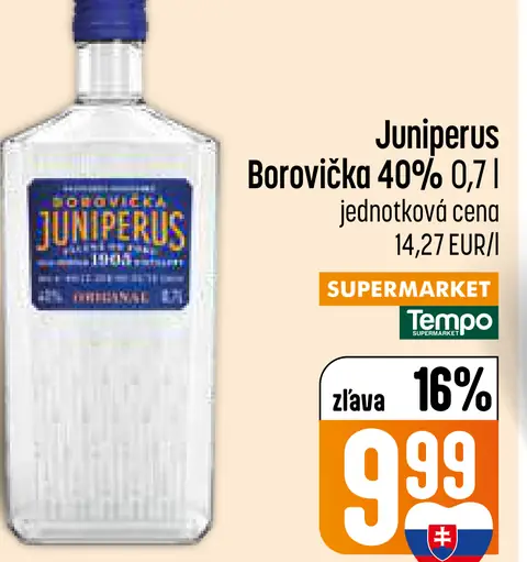 Juniperus Borovička 40%