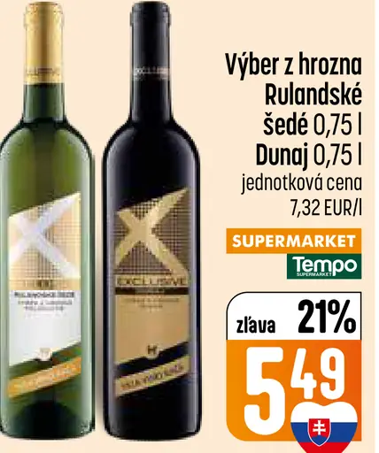 Výber z hrozna Rulandské šedé víno