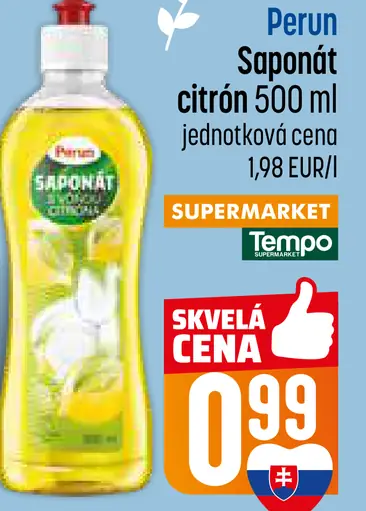 Perun saponát citrón