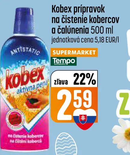 Kobex Aktívna pena na čistenie kobercov