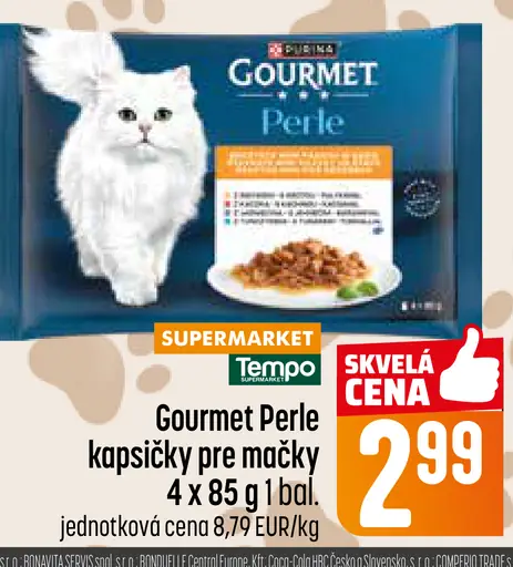 Gourmet Perle kapsičky pre mačky