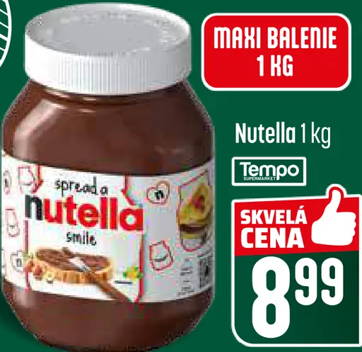 Nutella Mrazený krém lieskoorieškový