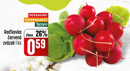 Reďkovka červená zväzok