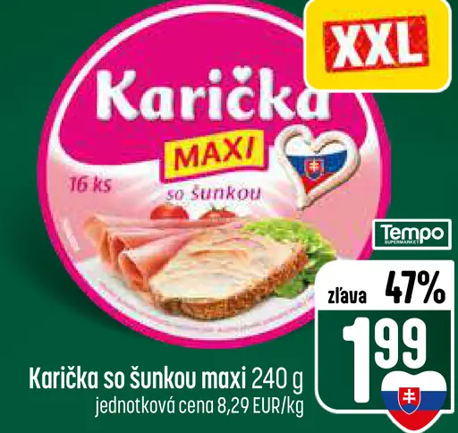 Karička Maxi so šunkou